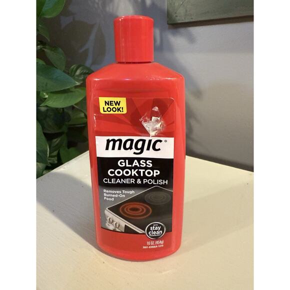 1 Bottle MAGIC Glass CookTop CLEANER & POLISH Stove Cook Top 16oz Each - Picture 1 of 3